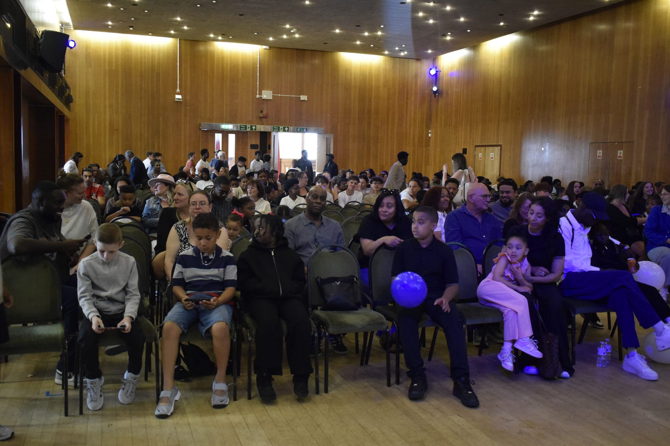 Families gathered at the Junction Elite awards night